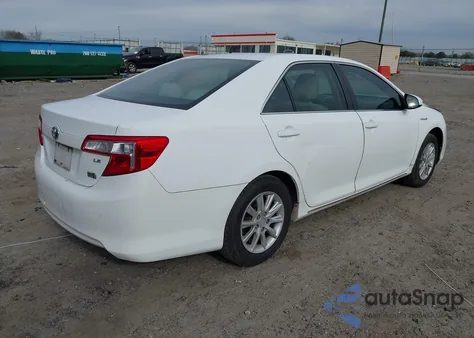 2012 Toyota Camry Hybrid Le z USA, uszkodzony, nr VIN 4T1BD1FK5CU027540